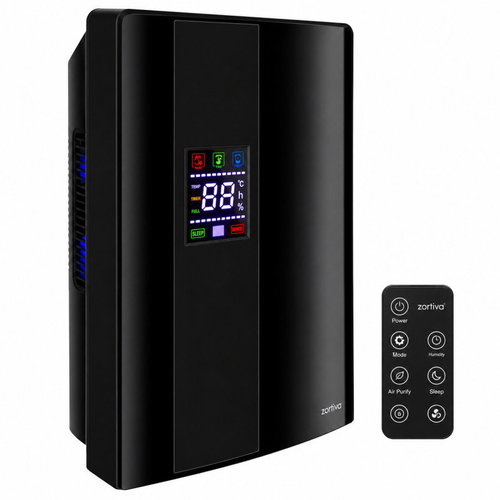 Zortiva 28274 Air Dehumidifier 90 W, 2000 ml, remote control, black - Air Dehumidifier - Main image