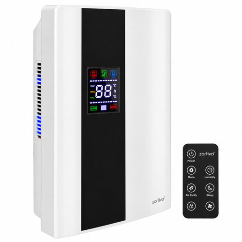 Zortiva 28275 Air Dehumidifier 90 W, 2000 ml, remote control, white - Air Dehumidifier - Main image