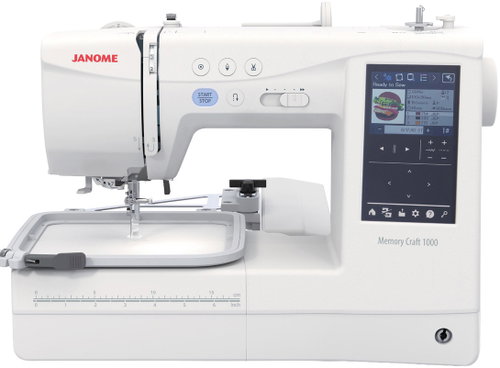 Janome Memory Craft 1000 - Embroidery machine - Main image