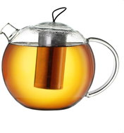 Creano Jumbo skleněná konvice na čaj se sítkem z nerezu 1,5 l - Kettle