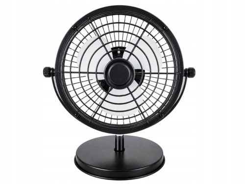 Verk 16043 Stolní USB ventilátor 4 W, 22 cm, černý - Fan - Main image