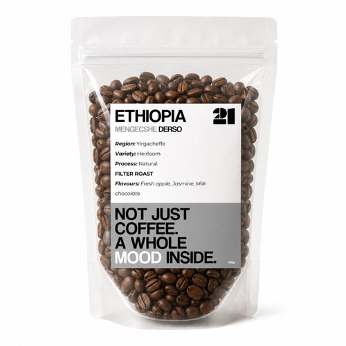 21 Coffee Ethiopia Guji uRage, Bourbon Natural Main image 21 Coffee Ethiopia Guji uRage, Bourbon Natural - Coffee - Main image
