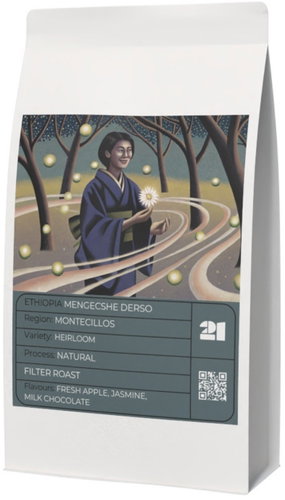 21 Coffee Ethiopia Mengecshe Derso 1000g - Coffee - Main image
