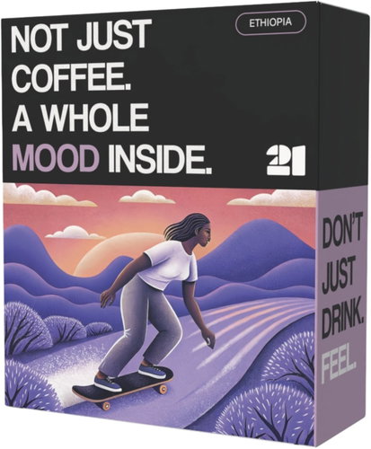 21 Coffee Ethiopia Guji, Megadu Kickstart Natural 200g Main image 21 Coffee Ethiopia Guji, Megadu Kickstart Natural 200g - Coffee - Main image
