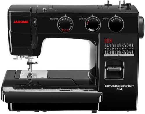 Janome Easy Jeans HD 523 Black - Sewing Machine - Main image