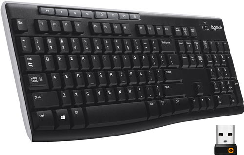 Logitech Wireless Tastatur K270 DE - Tastatur - Hauptbild