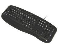 Klávesnice Logitech Classic Keyboard černá CZ PS/2 - Klávesnica