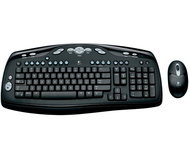 Logitech Cordless Desktop LX300 - Keyboard and Mouse Set