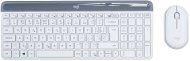 Logitech Slim Wireless Combo MK470, White - CZ+SK - Keyboard and Mouse Set