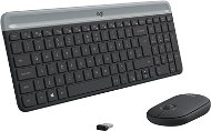 Logitech Slim Wireless Combo MK470 - schwarz - DE - Tastatur/Maus-Set