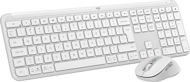 Logitech MK950 White - US INTL - Billentyűzet+egér szett