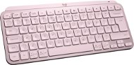 Logitech MX Keys Mini Minimalist Wireless Illuminated Keyboard - Rose - US INTL - Tastatur