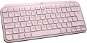 Tastatur Logitech MX Keys Mini Minimalist Wireless Illuminated Keyboard - Rose - US INTL - Klávesnice