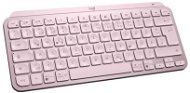Logitech MX Keys Mini Minimalist Wireless Illuminated Keyboard, Rose - DE - Tastatur