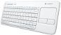 Logitech Wireless Touch Keyboard K400 GB Fehér - Billentyűzet