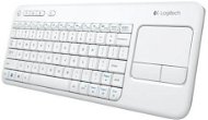 Logitech Wireless Touch Keyboard K400 GB Fehér - Billentyűzet