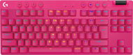 Herní klávesnice Logitech G PRO X TKL LIGHTSPEED Tactile, magenta - Gaming Keyboard