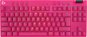 Logitech G PRO X TKL Lightspeed Tactile, rosa - Gaming-Tastatur