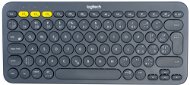 Logitech Bluetooth Multi-Device Keyboard K380, tmavo sivá – CZ + SK - Klávesnica