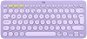Logitech Bluetooth Multi-Device Keyboard K380, Lavender and Lemonade - US INTL - Billentyűzet