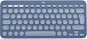 Logitech Bluetooth Multi-Device Keyboard K380 pre Mac, čučoriedková – US INTL - Klávesnica