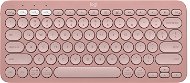Billentyűzet Logitech Pebble Keyboard 2 K380s, Rose - US INTL - Klávesnice
