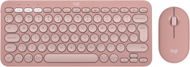 Logitech Pebble 2 Combo MK380s, Rose - US INTL - Tastatur/Maus-Set