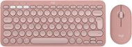 Logitech Pebble 2 Combo MK380s, Rose - US INTL - Set klávesnice a myši