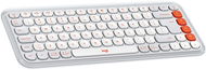 Logitech Pop Icon Keyboard, Off-white - US INTL - Klávesnice