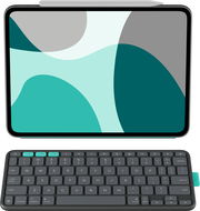 Logitech Flip Folio pro iPad Pro (M4)/Air (M2/M3/5th Gen) 11" Graphite - US INTL - Pouzdro na tablet s klávesnicí