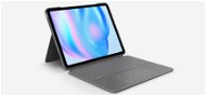 Logitech Combo Touch pro iPad Air 11" (M2), Oxford Grey - US INTL - Tablet tok billentyűzettel