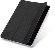 UNIQ Yorker vászon antimikrobiális tok Apple iPad Air 10.9“ (2020) fekete - Tablet tok