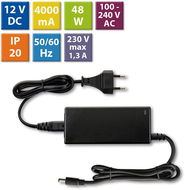 McLED Napájecí adaptér 48W, DC12V/4A, IP20, černý plast, s vidlicí - Napájecí zdroj