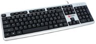 C-TECH KB-102 USB slim silver-black - Keyboard