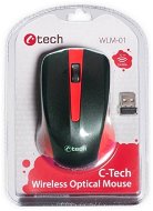 C-TECH WLM-01 červená - Myš