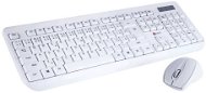 C-TECH WLKMC-01, bílá - CZ/SK - Set klávesnice a myši