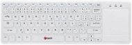 C-TECH Wireless Touchpad Keyboard WLTK-01 CZ/SK White - Keyboard
