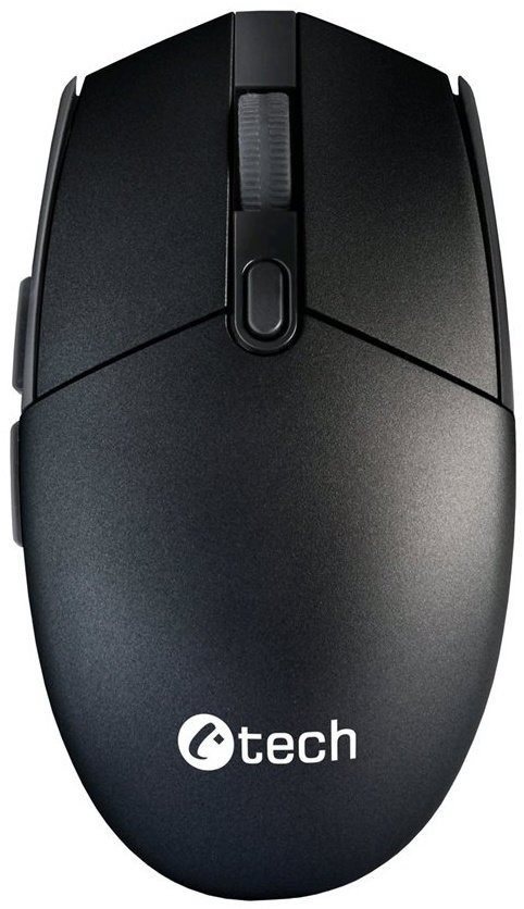 C-TECH WLM-06S Silent Click - fekete-grafit