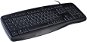 Keyboard C-TECH KB-107 USB ERGO black - Klávesnice