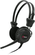 C-TECH MHS-02 black - Headphones