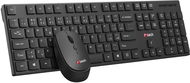 C-TECH WLKMC-03, bezdrátový set, černý, USB - CZ/SK - Set klávesnice a myši