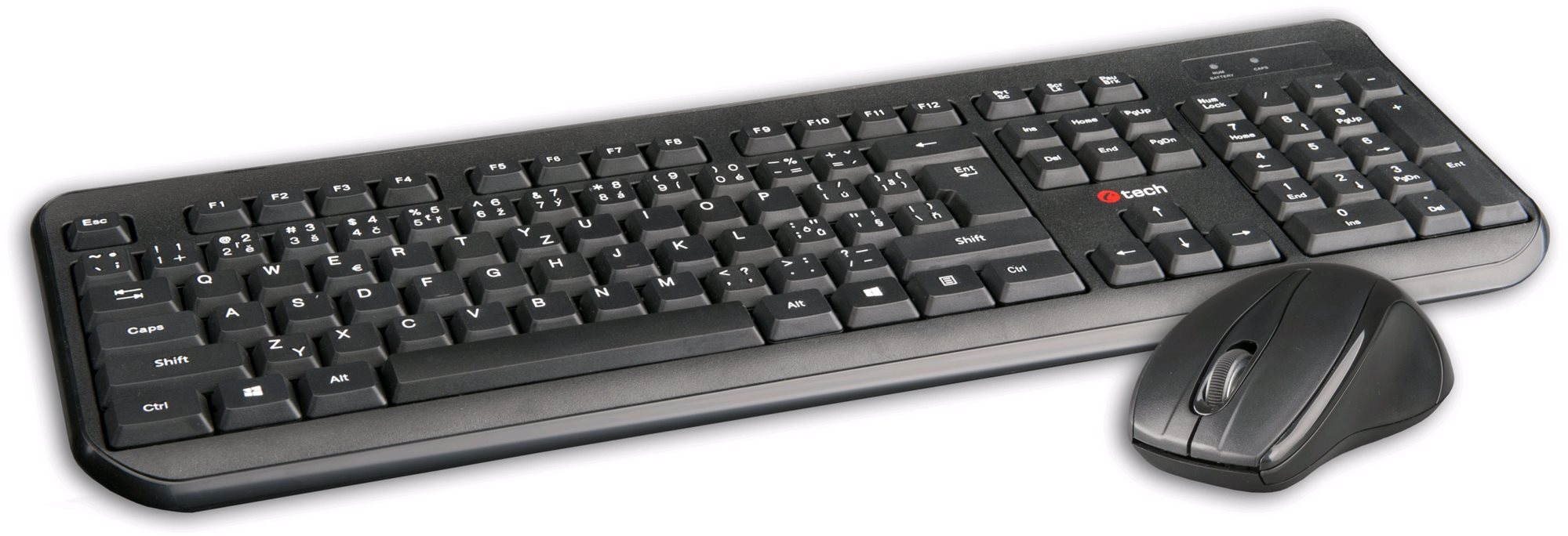 C-TECH WLKMC-01, fekete - CZ / SK