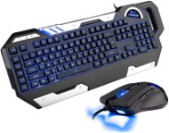 C-TECH + Empusa Chiron (blau) - Tastatur/Maus-Set