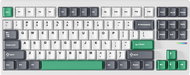 MCHOSE GX87 Lite Aluminum Custom QMK/VIA Mechanical Matcha Latte Switch - White Nano Spraying - Keyboard