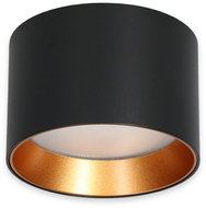 McLED LED luminaire Finca 8, 8W, 3000K, 110°, IP20, CRI90, black/gold - LED Light