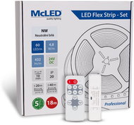 McLED Set LED strip 18 m with driver, NW, 4,8 W/m - LED Light Strip