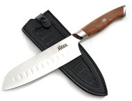 Macemaker Venice SanMai Santoku s koženým pouzdrem  - Kuchyňský nůž