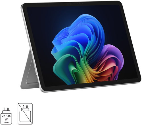 Microsoft Surface Pro|Copilot+ PC|12" |Snapdragon X Plus|16GB|512GB UFS|Platinum (without adapter) Main image Microsoft Surface Pro|Copilot+ PC|12" |Snapdragon X Plus|16GB|512GB UFS|Platinum (without adapter) - Tablet PC - Main image