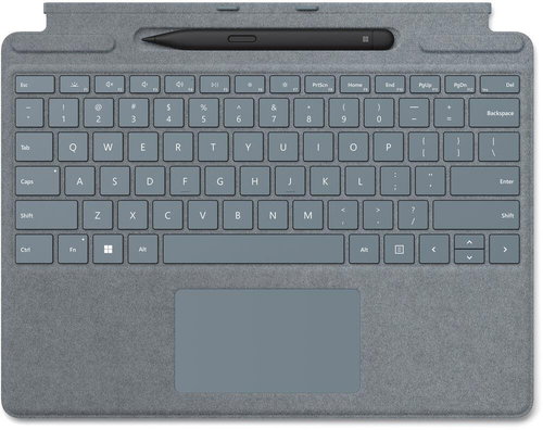 Microsoft Surface  Pro X/Pro 8/Pro 9 Signature Keyboard + Pen Ice Blue ENG - Keyboard - Main image