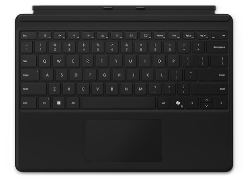 Microsoft Surface Pro (13" version) without pen slot Black - US - Keyboard - Main image